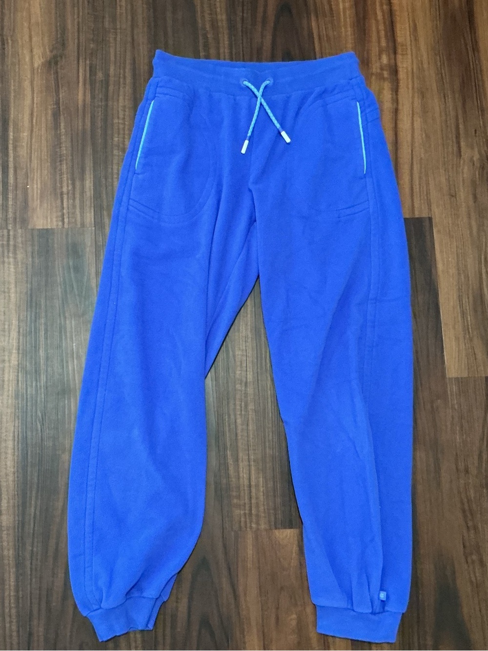 Athleta Girl Blue Fleece Jogger Sweatpants Size XL/14 NWOT